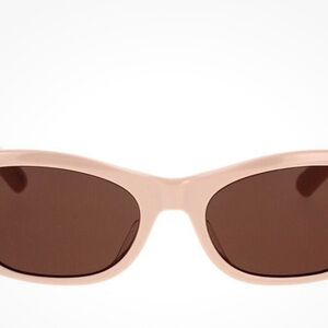 NEW CHRISTIAN DIOR 30MONTAINGNE S9U 40F0 PAIL PINK W/BROWN LENS SUNGLASSES 53-17